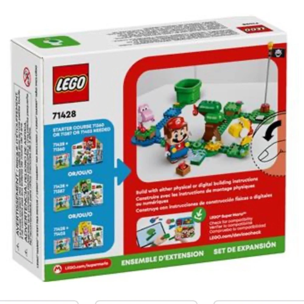 Lego Super Mario Yoshis’ Eggcellent forest 71428 new in sealed Box 107 pieces